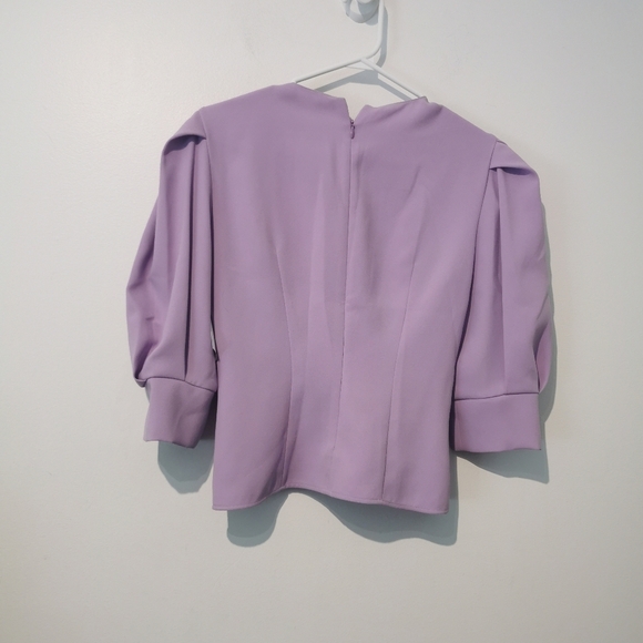 Zara Solid Lilac Small Top - Picture 5 of 5